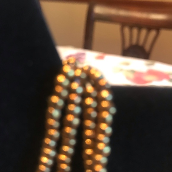 VINTAGE ABALONE NECKLACE FOUR GORGEOUS STRANDS - Picture 5 of 11